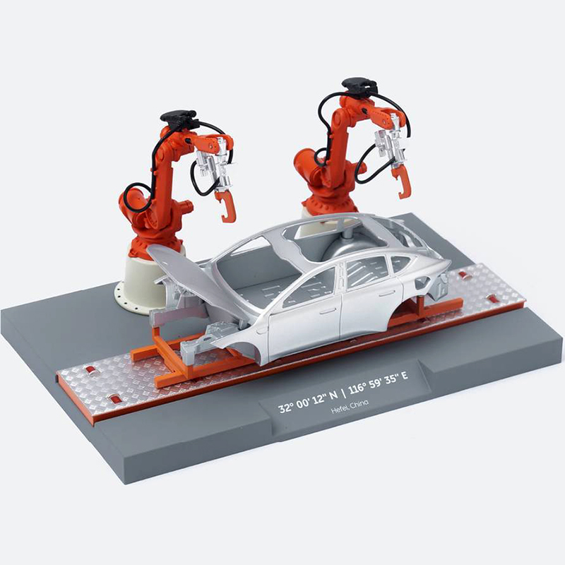 蔚来汽车原厂NIO Life1：43先进制造系列自动化流水生产线合金模