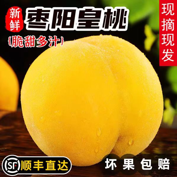 湖北枣阳黄桃新鲜水果黄