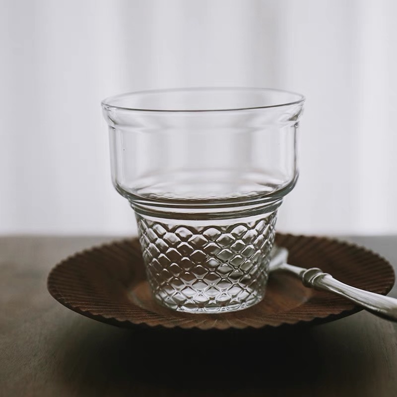 帕莎帕琦糯米瓷甜筒冰淇淋玻璃杯手握甜品果汁杯雪糕酸奶布丁杯碗