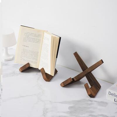 实木盘子支架赏盘展示架支架装饰相框架菜谱CD唱片碟子架茶饼架子