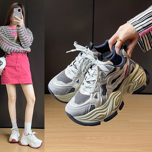 女季 厚底增高FB 新款 進(jìn)口新品 老爹鞋 休閑鞋 韓版 學(xué)生運(yùn)動(dòng)跑步鞋