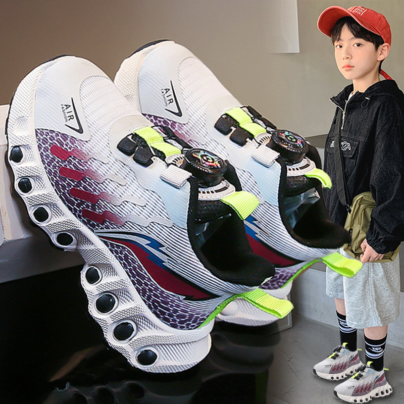 今年新品童鞋男童季新款儿童软底防滑运动鞋大童男孩痞帅潮牌老爹