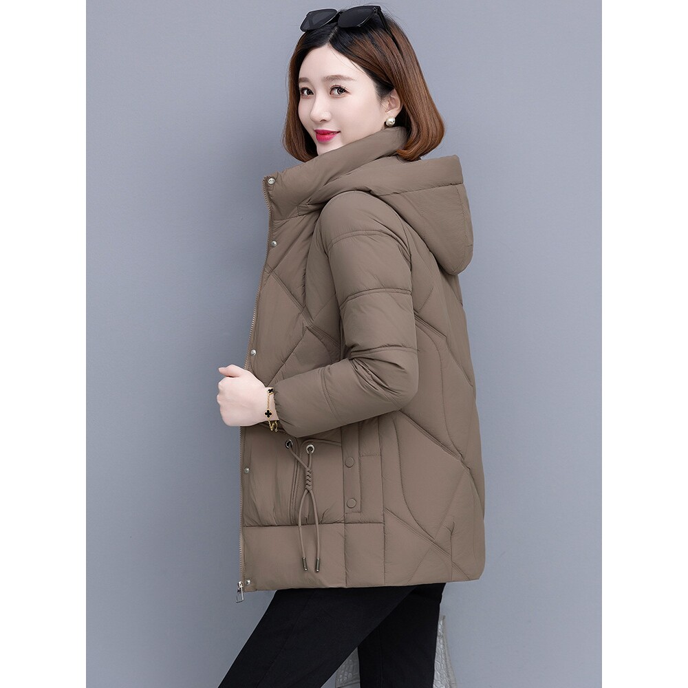欧洲站短款冬季新款女士羽绒棉服时尚休闲百搭妈妈女款棉袄棉衣外