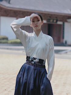 原创中国风内衬中衣男女士汉元素长袖交领系带汉服上衣大码300斤