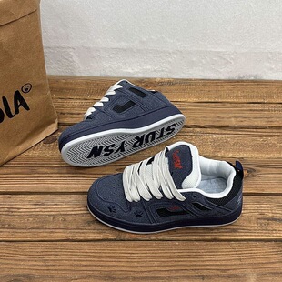 鞋子男vibe风国潮小众原创面包鞋2026新款情侣学生男女休闲板鞋子