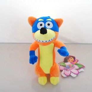 正版dora捣蛋鬼狐狸公仔毛绒玩具爱探险的朵拉儿童礼品玩偶礼物