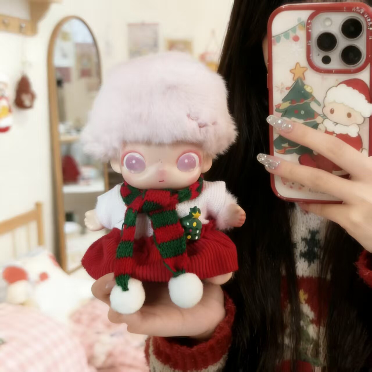 dimoo新款娃衣潮玩15cm通用替换装裙子萌系节日穿搭娃衣简约大方