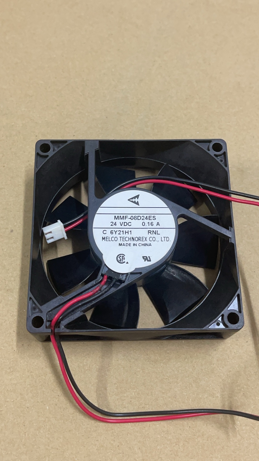 三菱原装MMF-08D24ES变频器散热风扇 24V电压 0.16A