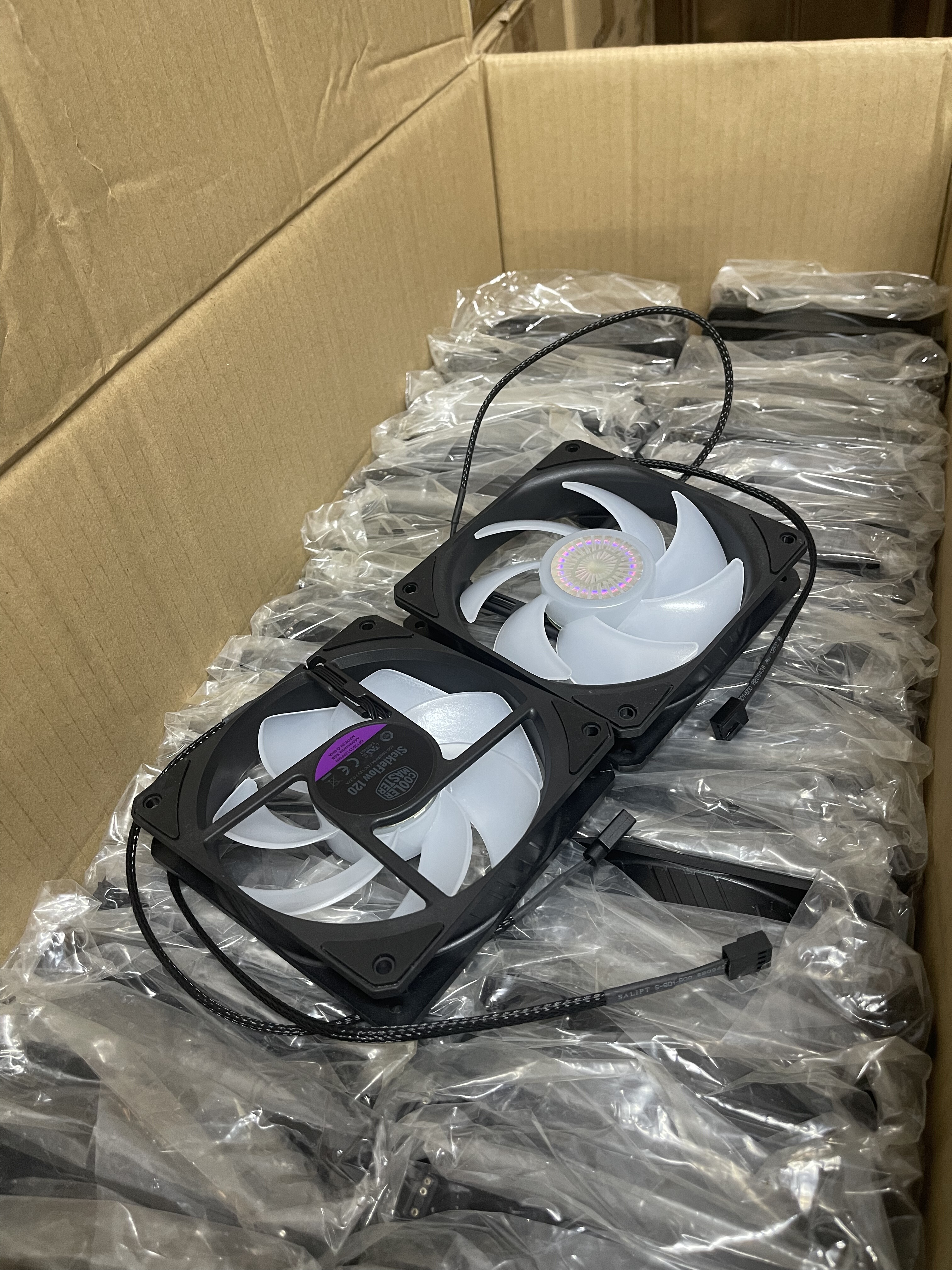 12cm机箱电脑主机水冷排散热CPU风扇静音温控120mm DF1202512RFMN