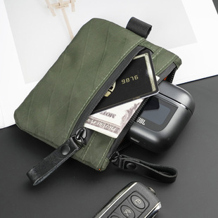 零钱包卡包简约拉链小包xpac防水多功能钱包钥匙包尼龙男士卡包