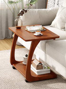 沙发边几可移动床头桌子侧边柜家用客厅小户型茶台边桌小方桌茶几