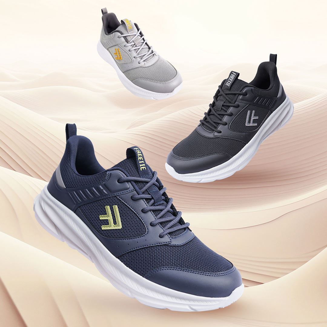 FreeTie轻便运动鞋2023加绒秋冬季休闲运动鞋男款加厚新款