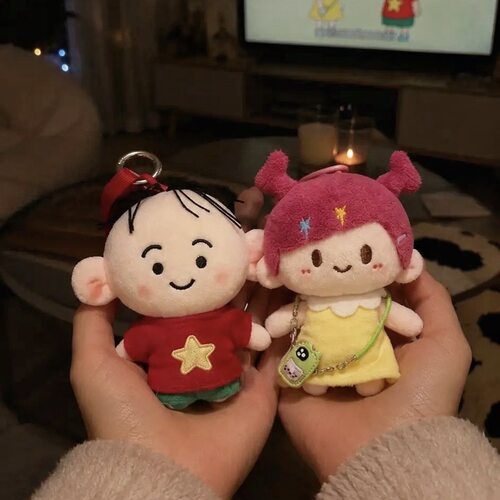 网红图图小美玩偶毛绒挂件卡通公仔娃娃儿童玩具玩偶挂饰生日礼物