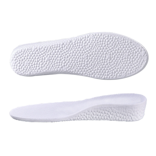 小白鞋增高鞋垫男女运动减震隐形不累脚小个子足弓支撑内增高鞋垫