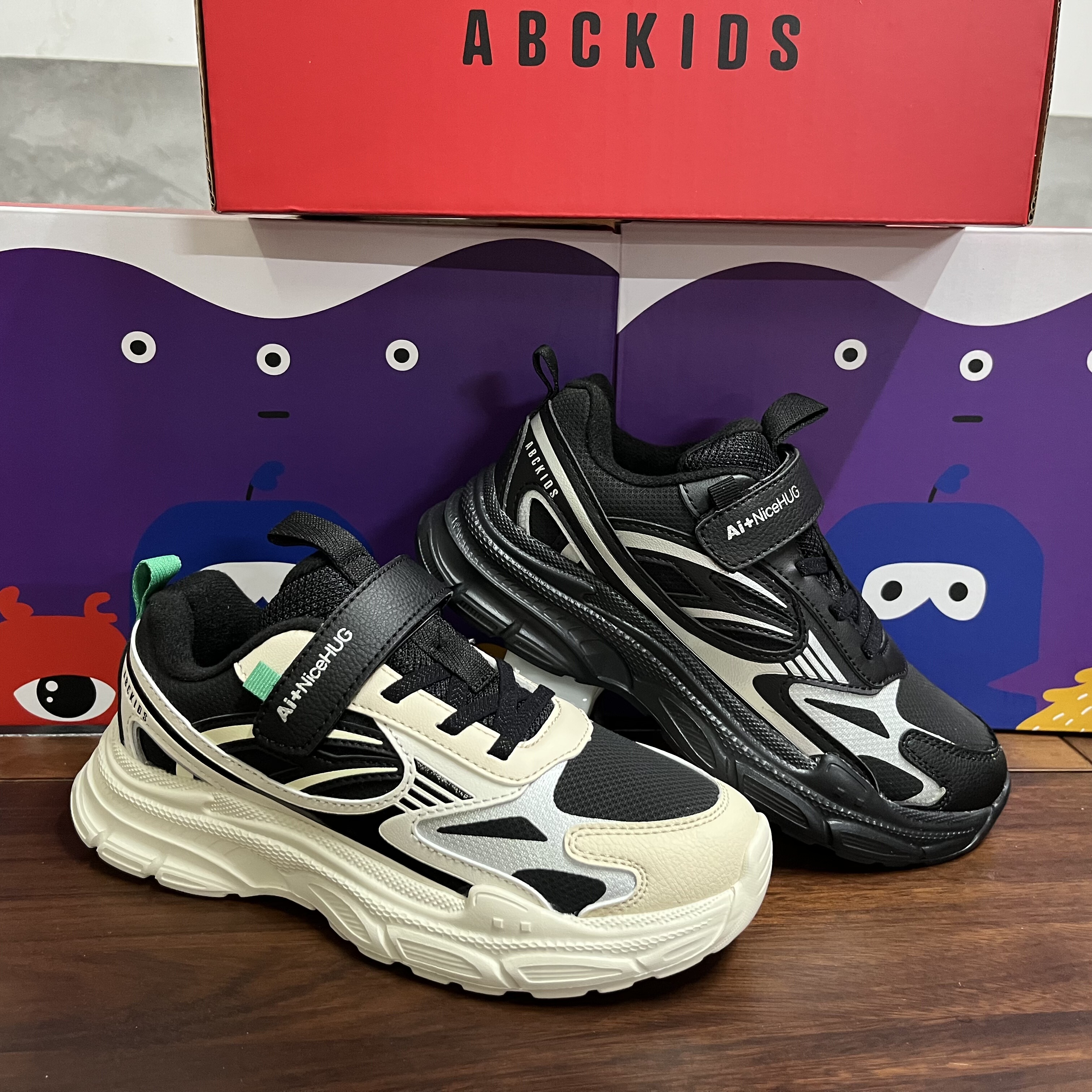 商场同款 秋冬新款ABC童鞋男童二棉鞋磨毛轻便儿童运动鞋防滑底