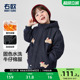 儿童时髦洋气保暖棉服 童装 右欧男童女童加绒加厚牛仔外套冬季 新款
