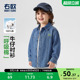 童装 新款 洋气百搭儿童衬衣 外套帅气时髦春秋季 右欧男女童牛仔衬衫