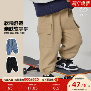 子春装 儿童宝宝1岁3小童春季 春秋款 童装 潮U14642 新款 男童休闲长裤