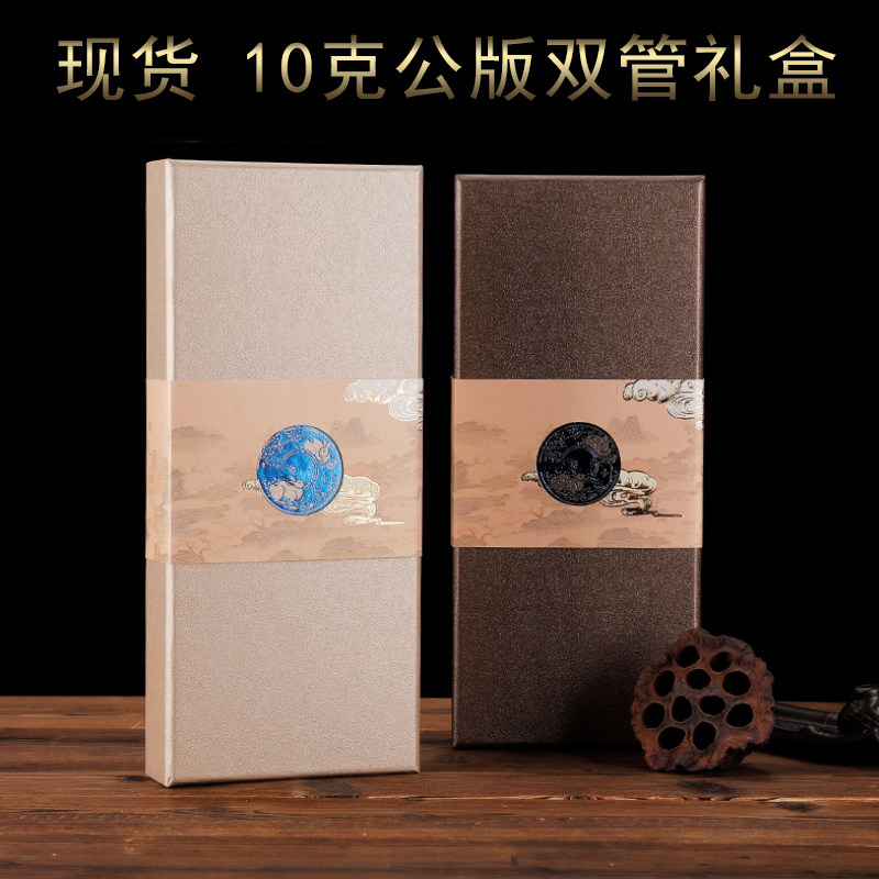 双管礼盒10克21cm线香盒配香插图片