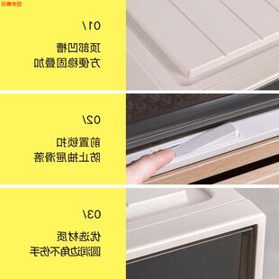 塑料内衣衣服家用 箱衣柜收纳储物箱收纳盒透明收纳衣物柜子抽屉式