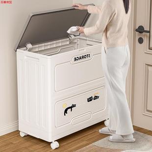 整理可折叠衣服箱分层箱玩具翻盖收纳容量家用神器被子储物柜超大