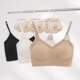 无钢圈固定杯大胸显小聚拢文胸新款 舒适美背无痕粉底液隐形内衣女