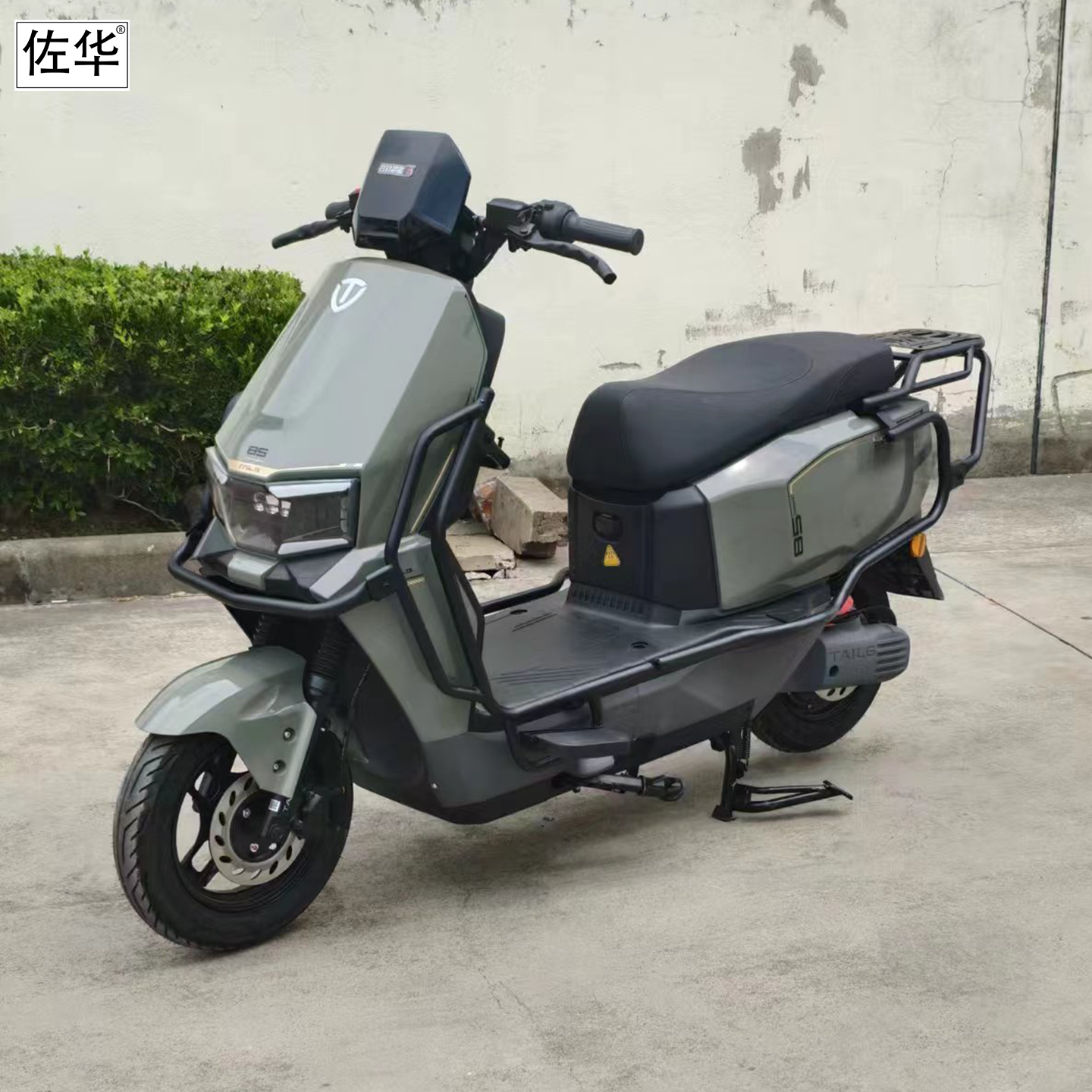 佐华适配台铃超能6坦途EB电动车护杠防摔加厚保险杠尾架货物架改