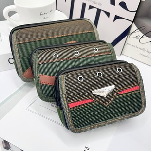 批男士 帆布腰包零钱包老年人手机包穿皮带挂包工地干活 新款