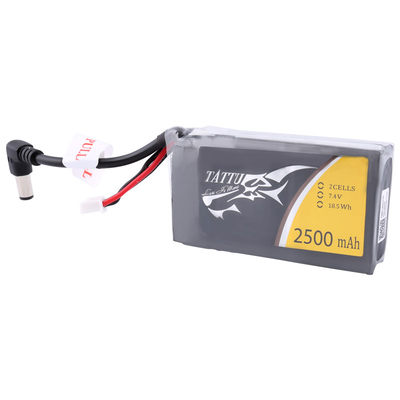 ACE格氏TATTU 7.4V 2S 2500mah FPV视频眼镜锂电池 SKYZONE 肥鲨