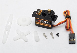 EMAX银燕es08ma ii金属舵机模拟舵机航模固定翼飞机二代9克