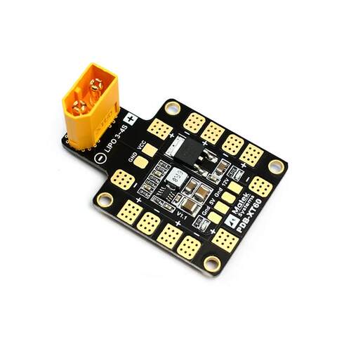 Matek PDB-XT60 分电板 含XT60 双路BEC 5V/2A 12V/0.5A线性 3-4S