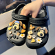花食玩饼干小红书同款 适配Crocs洞洞鞋 卡通掌门狗修狗鞋 扣 配饰鞋