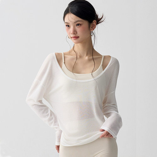yoyo推荐运动速干运动上衣健身服女新款瑜伽上衣长袖训练服女