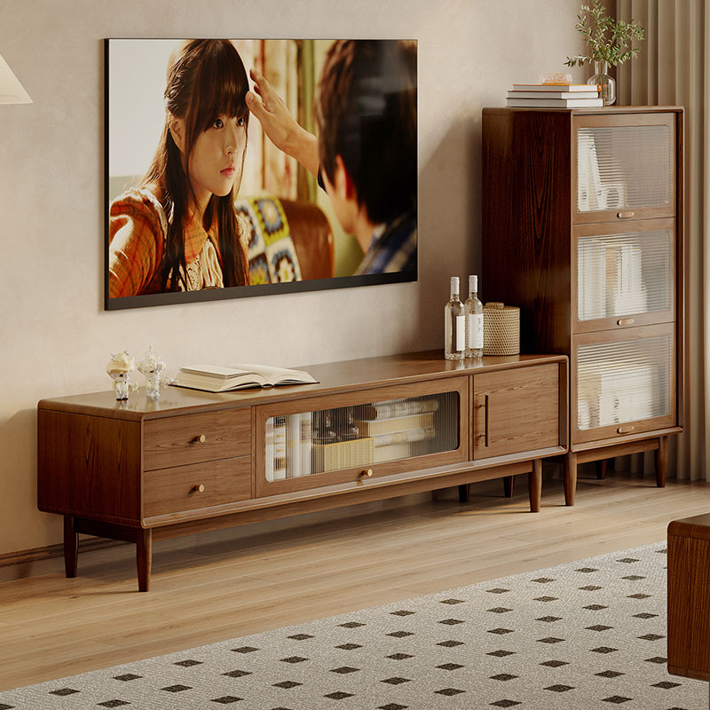 红林日记实木电视机柜