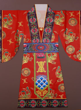 加大版龙袍纯手工仙家纸衣服