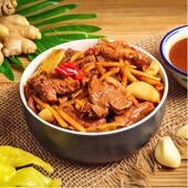 广西南宁特产非遗美食高峰甘家界柠檬鸭500g盒装 鸭肉熟食下酒菜