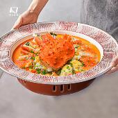 海鲜珍宝帝王蟹专用大龙虾石斑蒸鱼头盘子私房菜摆盘加热餐具商用