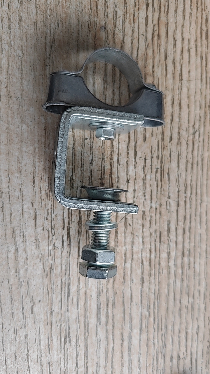 镀锌U型龙骨卡2i0KBG线管卡扣32管卡40JDG电线固定管夹丝杆吊卡