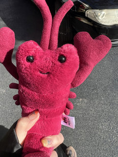 英国jellycat情人节限定爱心龙虾美味海鲜毛绒螃蟹男女孩安抚玩偶