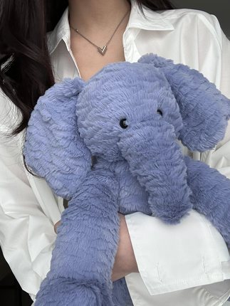 英国JELLYCAT波浪卷毛大象狮子小羊狐狸猴子毛绒玩具安抚玩偶公仔