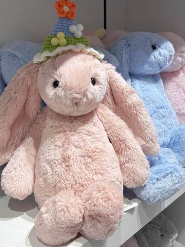 百补Jellycat害羞胭脂粉色邦尼兔