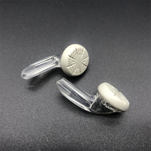 DIY耳机配件精品MX500透明耳塞震撼音效低音塞子丰达代工透明外壳