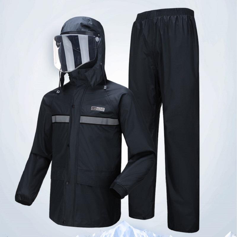 雨衣分体套装直销雨裤成人反光自行车电动车摩托车骑行防水服