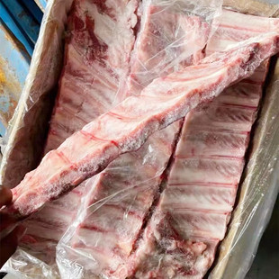 新鲜冷冻猪寸排猪小排仔排猪肋排猪排骨 20斤生猪肉 饭店餐饮食材
