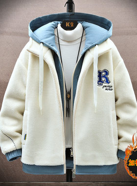 颗粒短款羽绒服连帽潮
