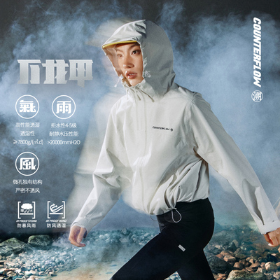 李宁CF溯万龙甲女新款防暴风雨拉链舒适休闲宽松运动外套ACFU006