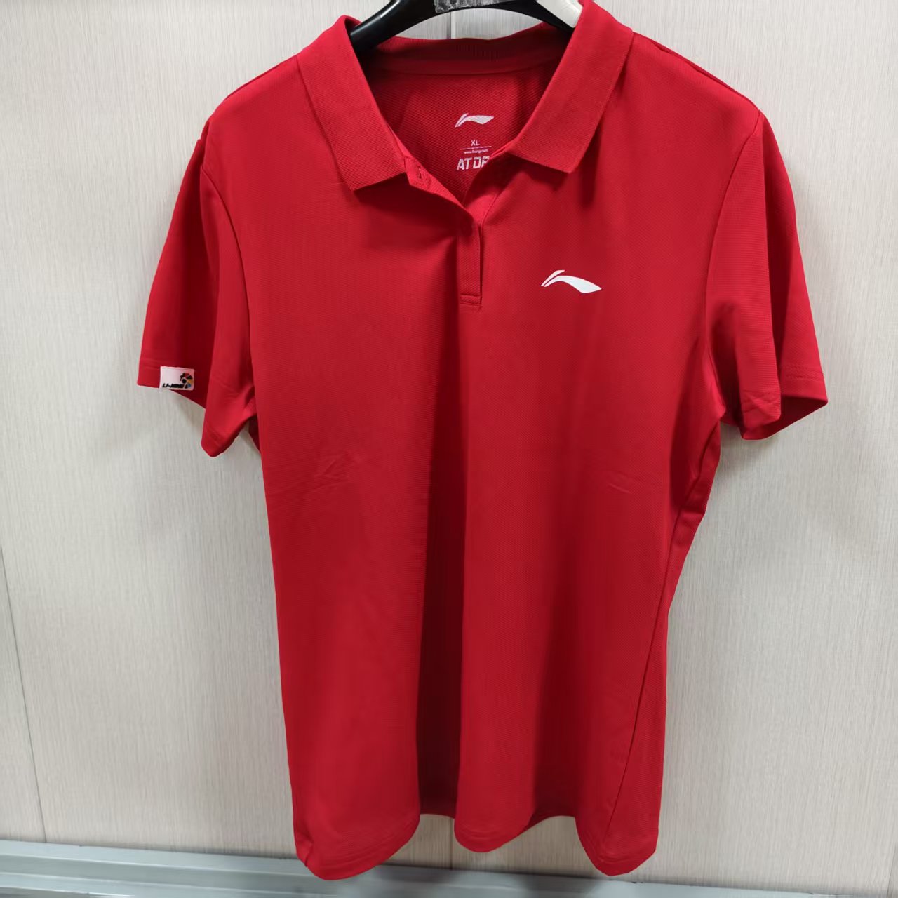 《购买前看详情B品》李宁短袖女子夏季休闲舒适宽松POLO衫APLR126