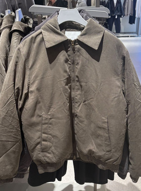 2025冬季新款WLJZWFJTUR男装时尚休闲宽松翻领棉服 外套UUY150002