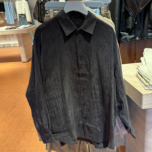 WLJZWFJTUR2026春季新款装时尚休闲百搭宽松长袖翻领衬UMF250101