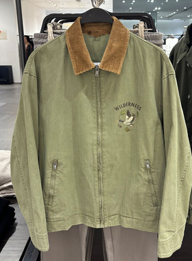 2025秋季新款WLJZWFJTUR男装时尚潮流印花宽松夹克 外套UML150066